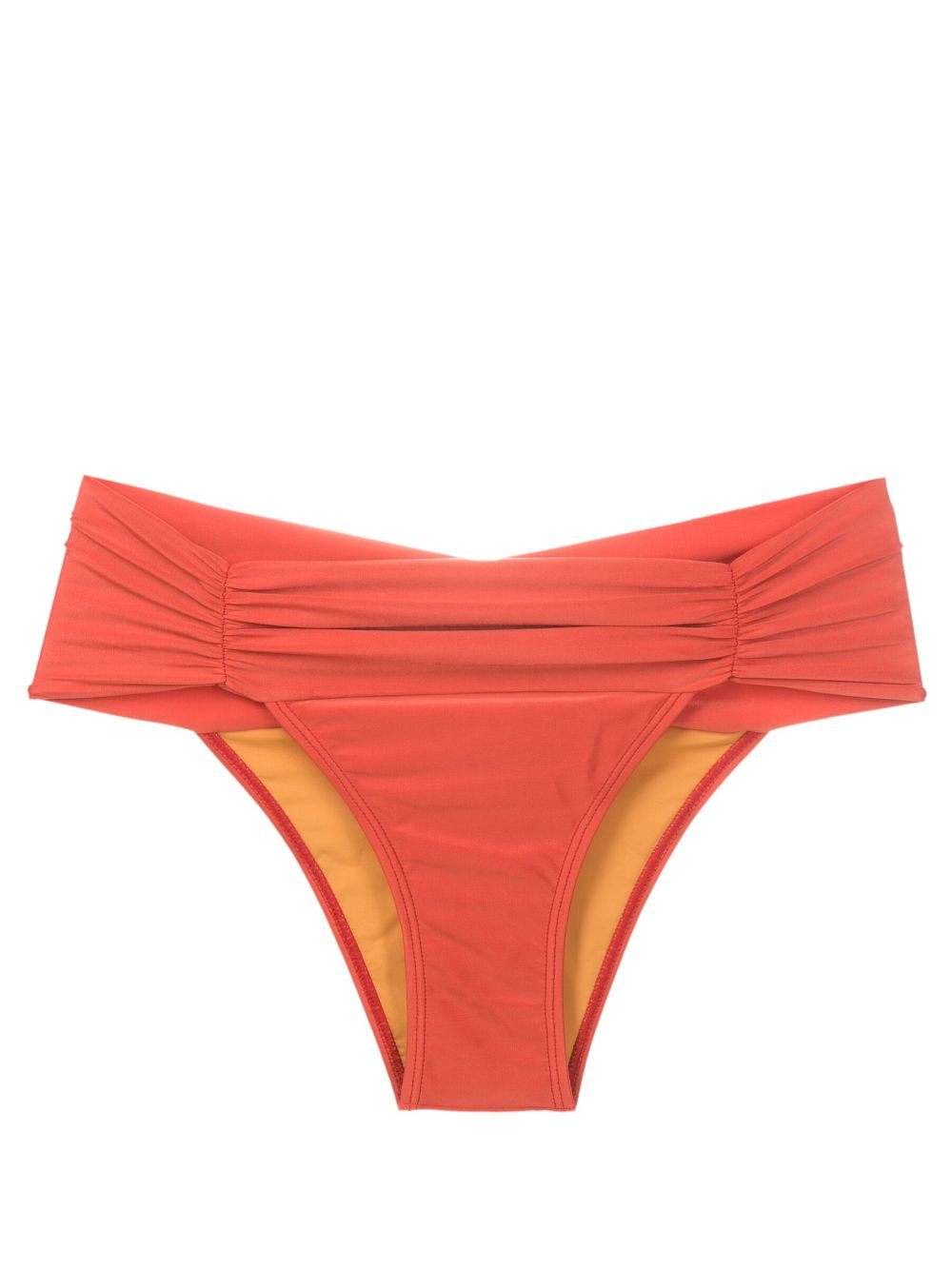 Jasper ruched bikini bottoms - Orange