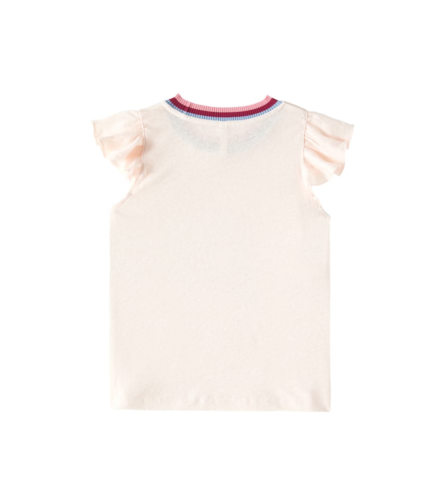 Zimmermann Kids Everley linen and cotton T-shirt