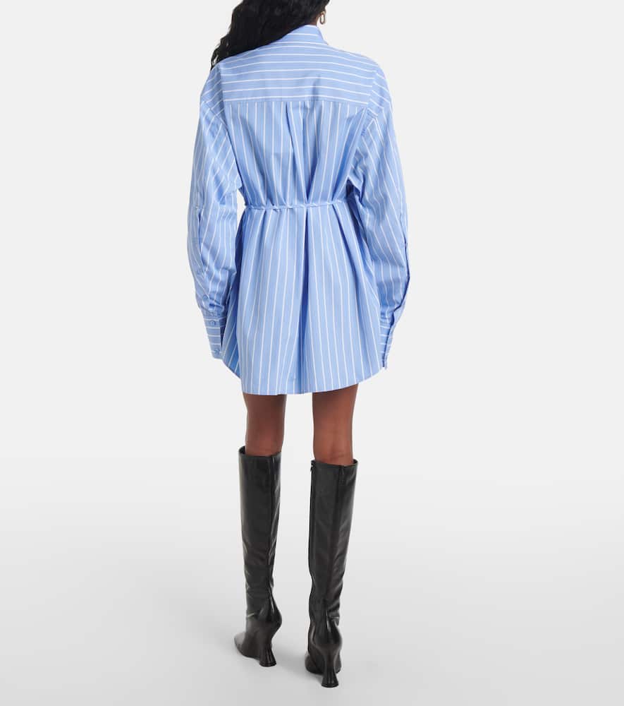 Firma striped cotton shirt dress