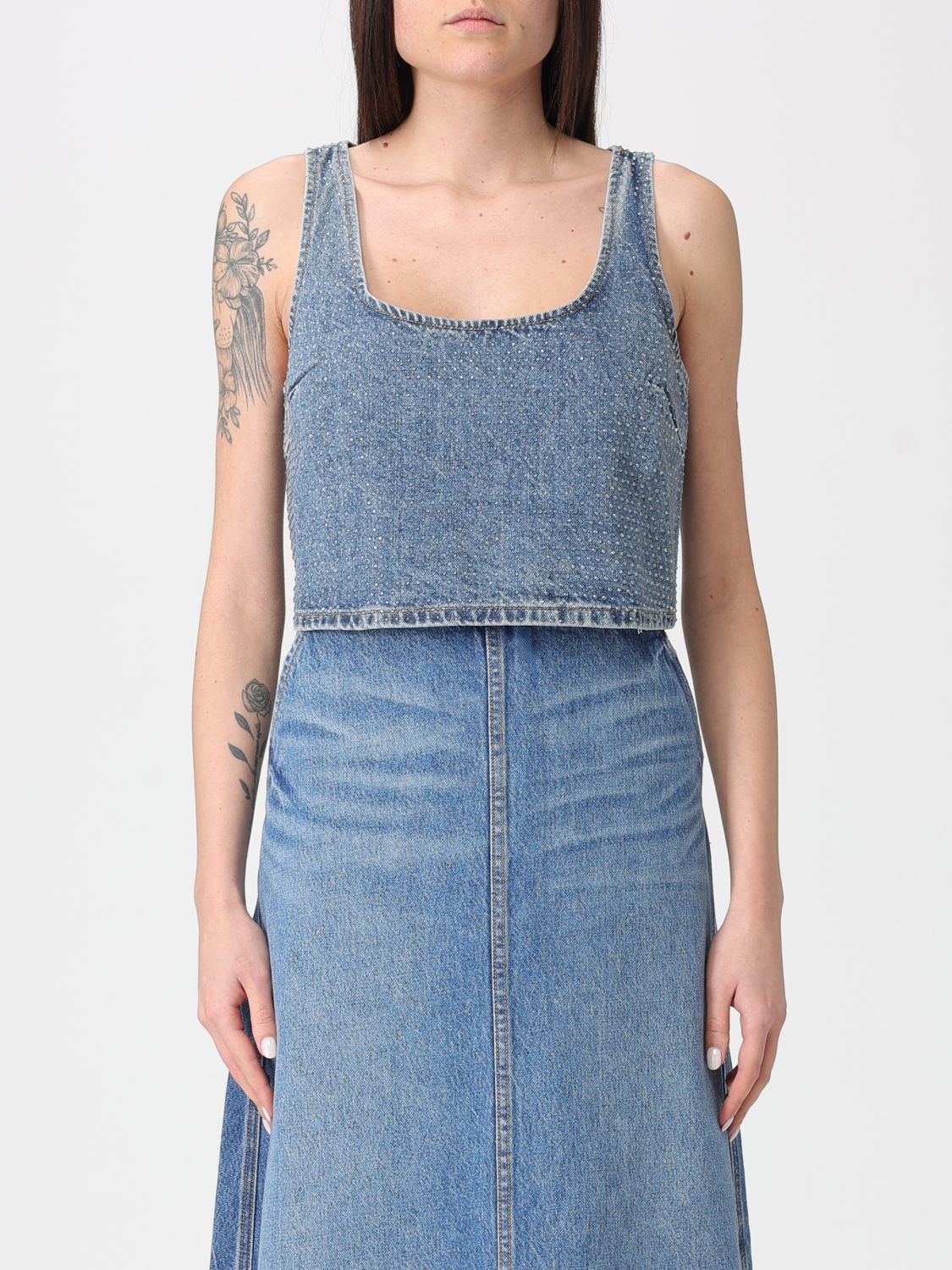 Top Woman color Blue