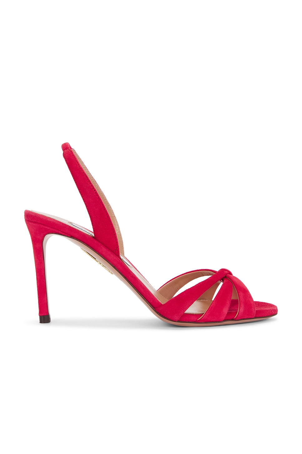 Aquazzura Tati 85 Sandal in Rouge - Red. 39 also , 39.5