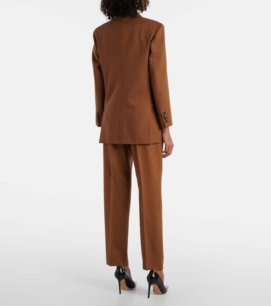 Palanca wool and silk-blend blazer