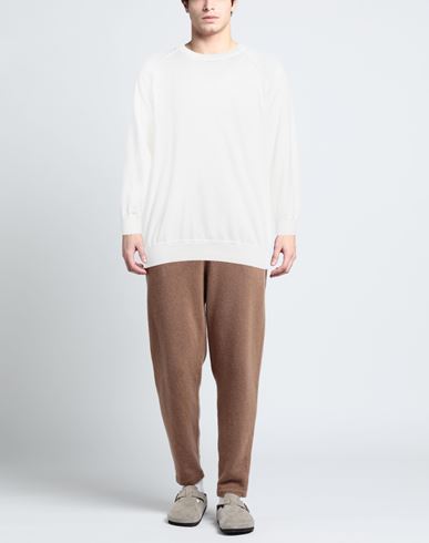 Man Sweater Off white Size 44 Cotton