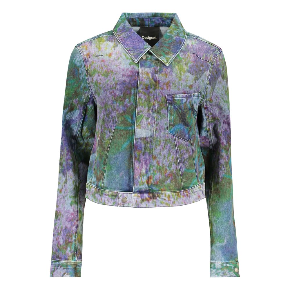 Desigual Blu Cotton Woman Women's Jacket