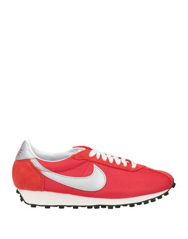 Woman Sneakers Red Size 6 Textile fibers, Leather