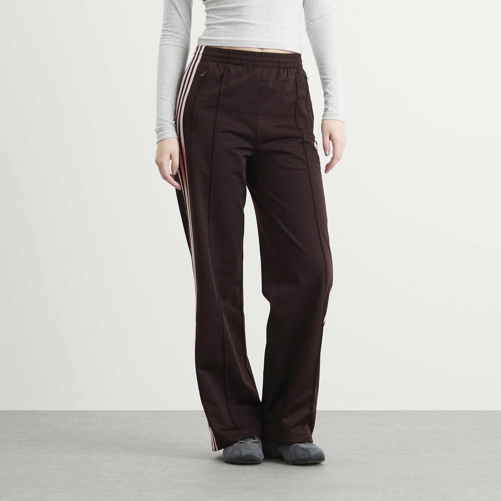 Women's Firebird Loose Trackpants in Aurora Coffee/Sandy Pink