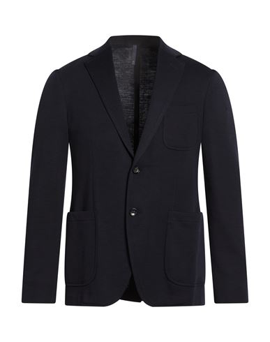 Man Blazer Midnight blue Size 38 Virgin Wool, Polyamide