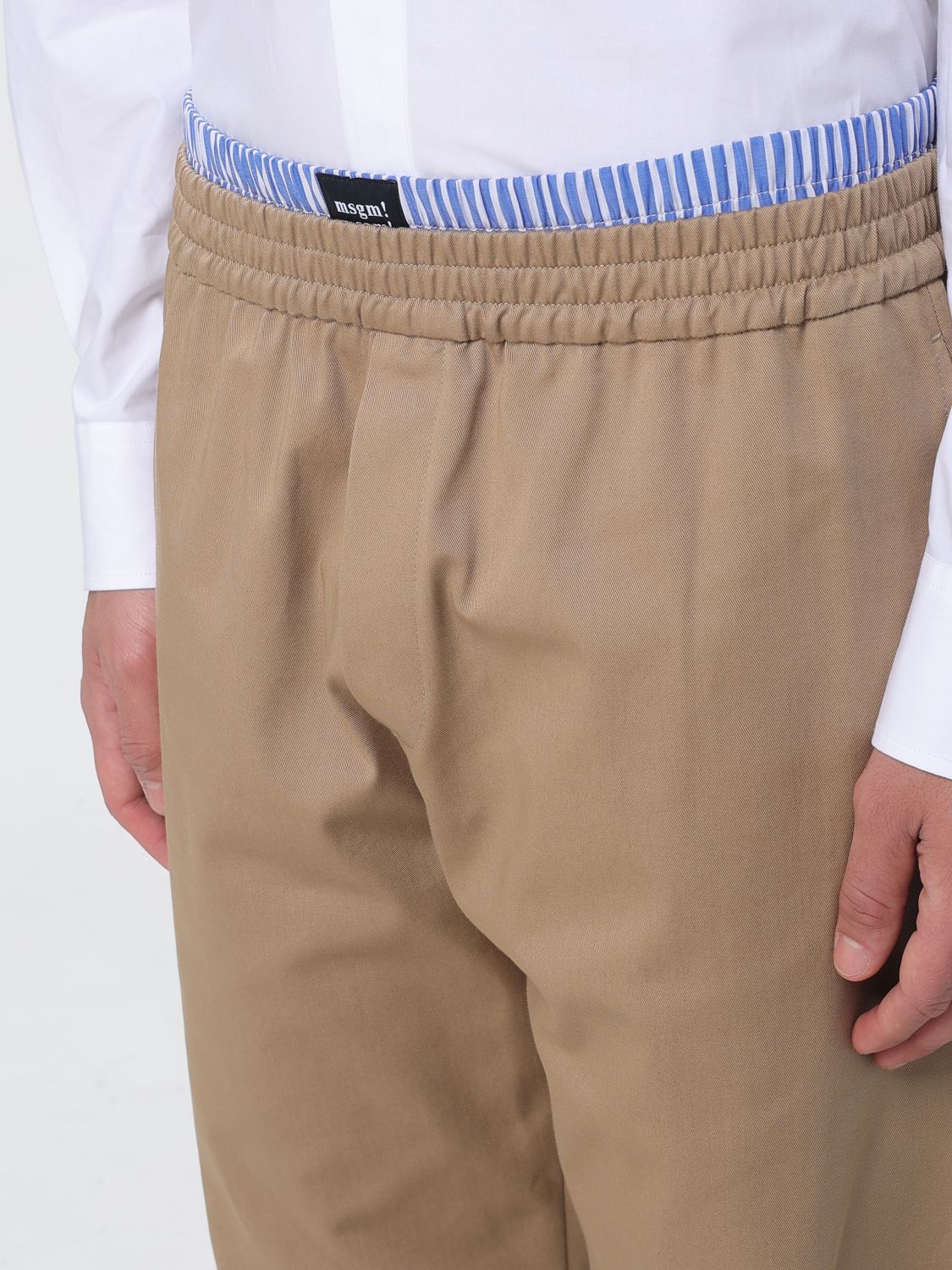 Pants Men color Beige