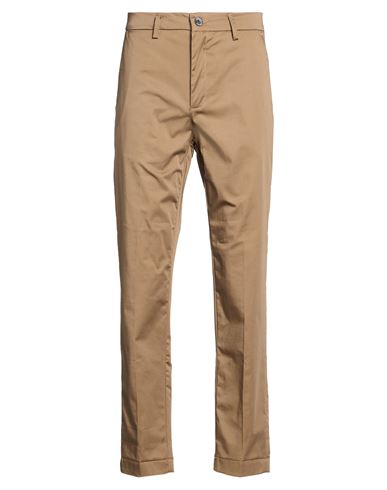 Man Pants Camel Size 28 Cotton, Elastane
