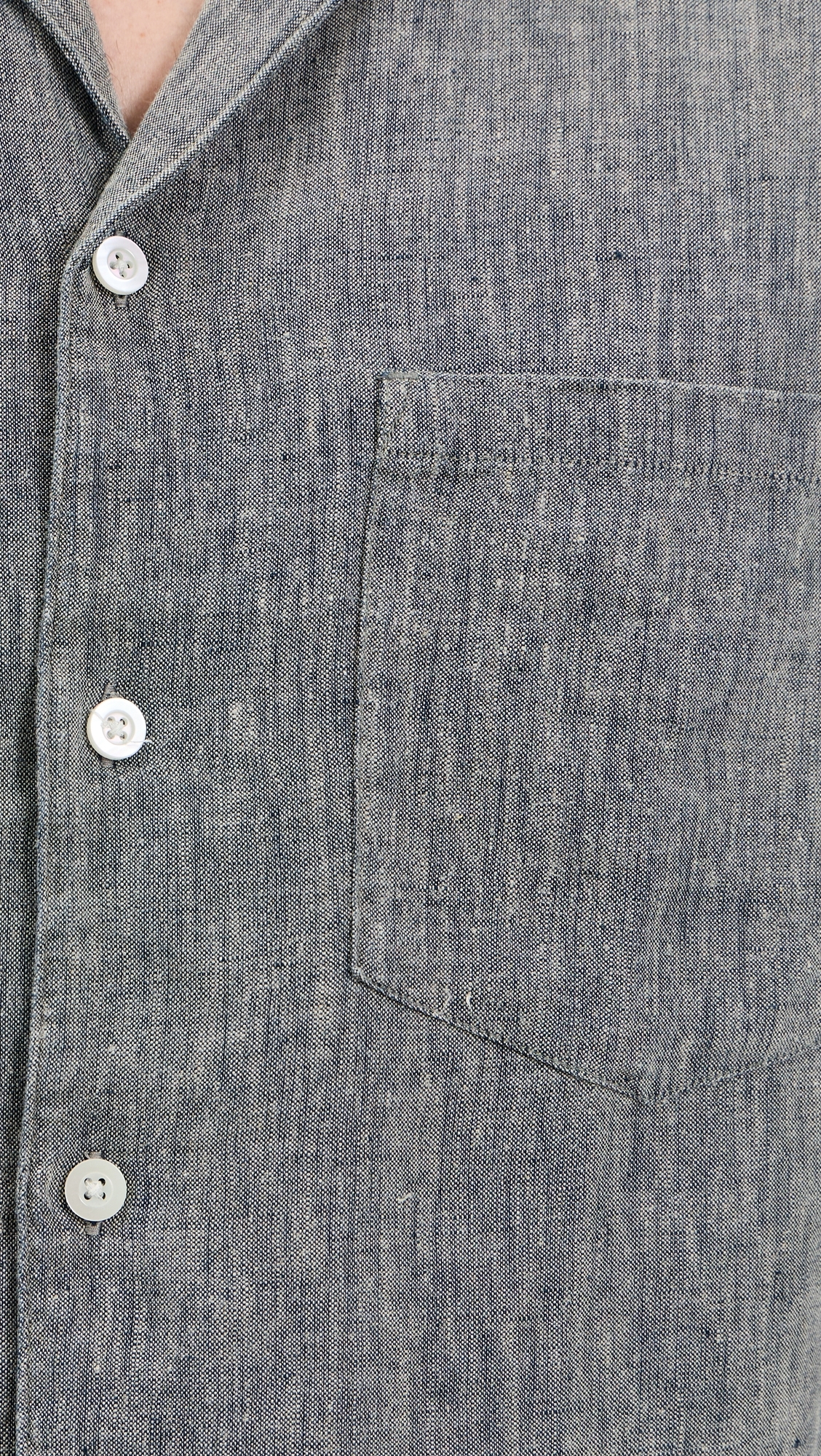 Linen Playa Shirt Bone