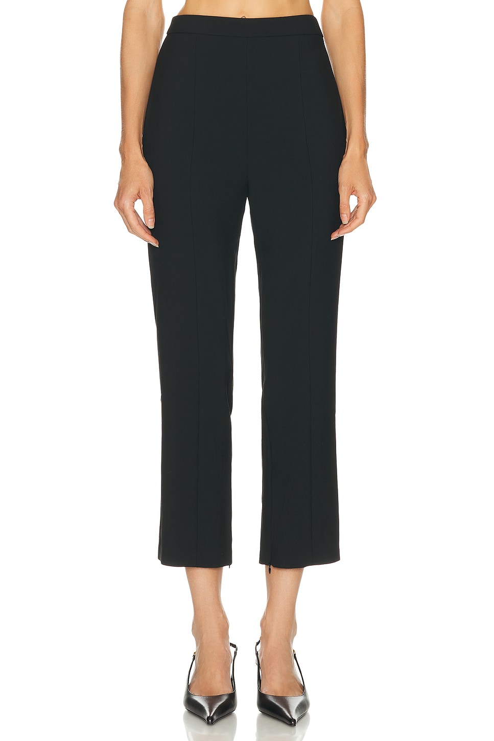 EAVES keki crop trouser in Black - Black. XS also in XXS, S, M
