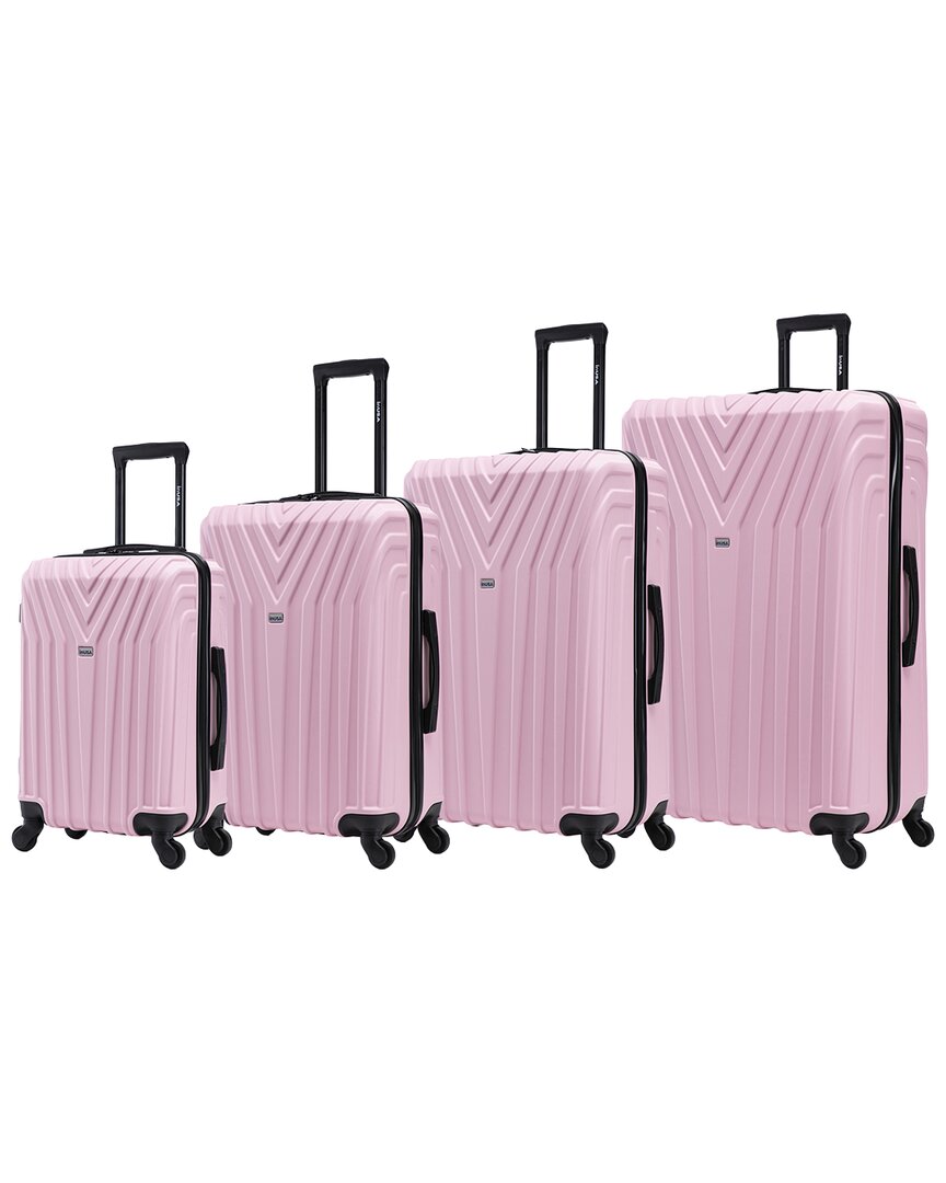 Vasty Lightweight Hardside Spinner Suitcase 4Pc Luggage Set