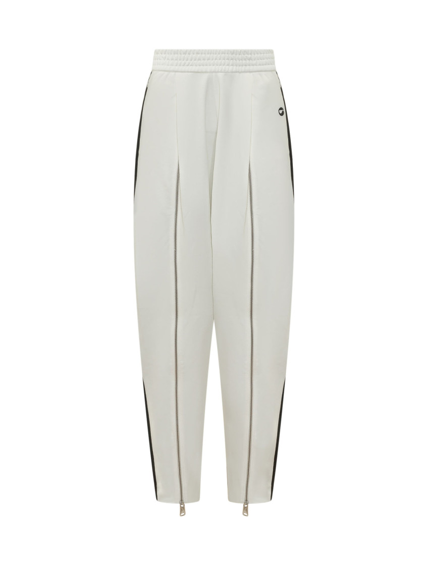 White Relaxed Drawstring Pants