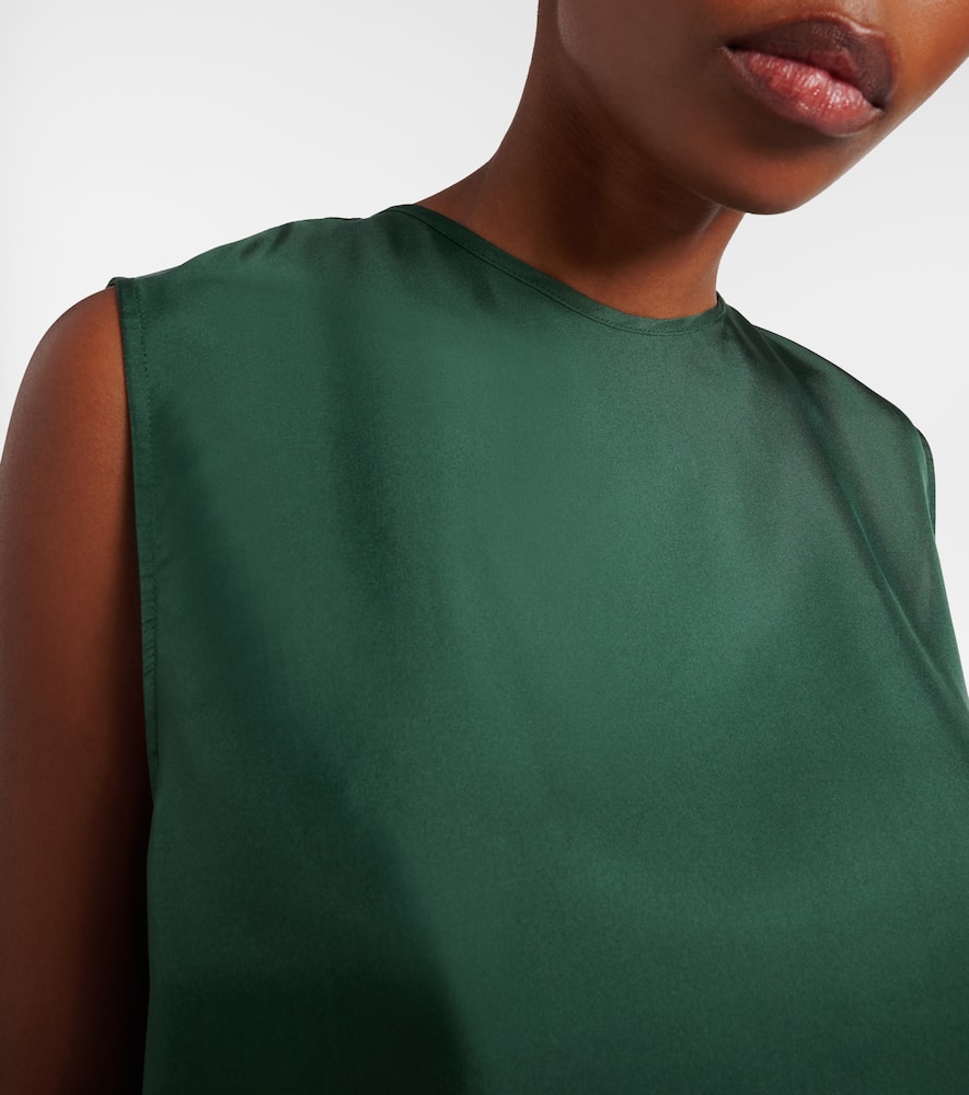 Trento silk twill tank top