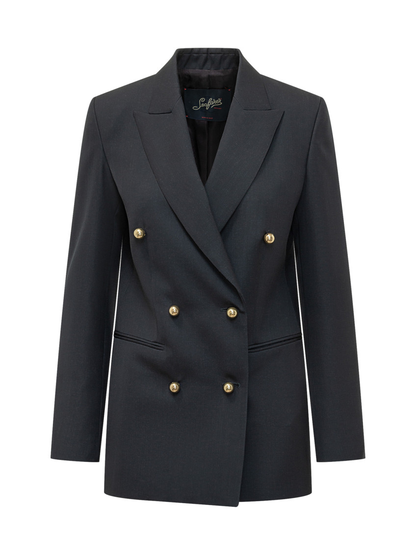 Jackets Blue Virgin Wool - Women