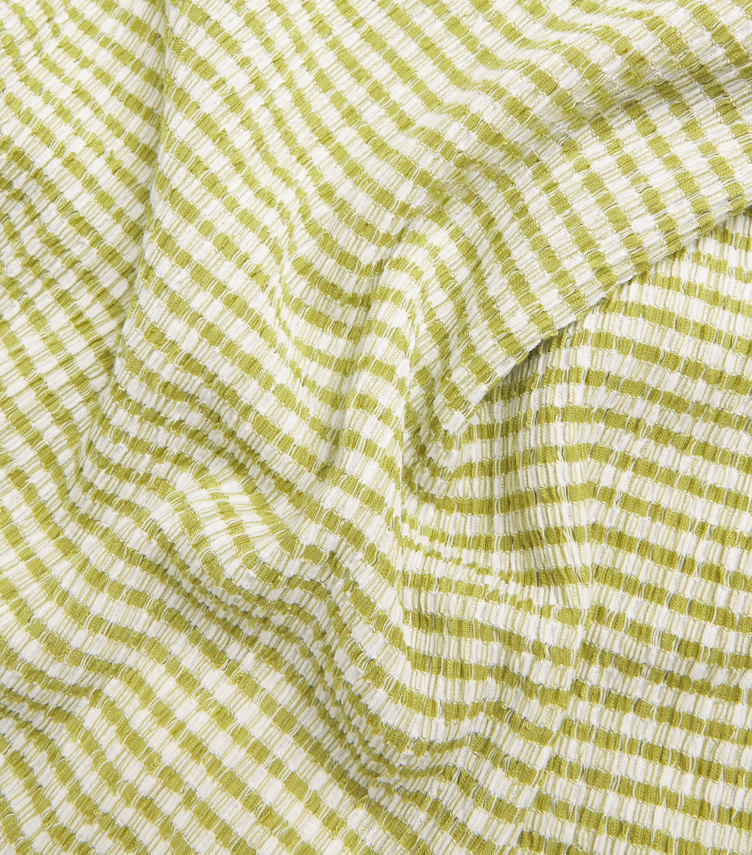 Vince Smocked Check T-Shirt