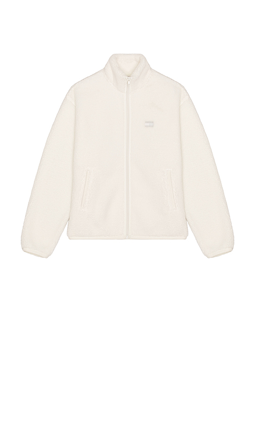 Tommy jeans chaqueta de tejido estilo osito de peluche badge en color blanco S también en L, M, XL/1X