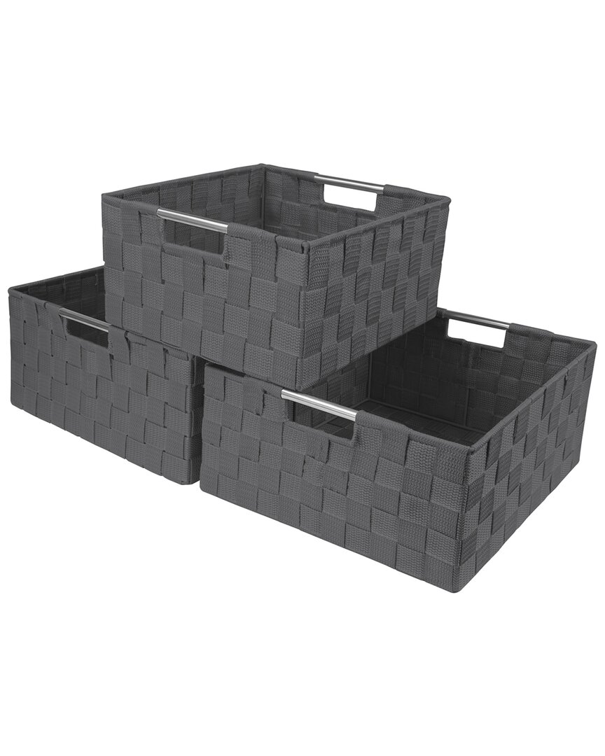 Weave 3pc Basket Set