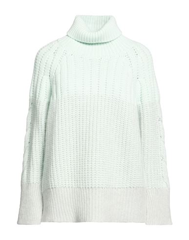 Woman Turtleneck Sky blue Size 4 Virgin Wool, Wool, Silk, Cashmere, Polyamide