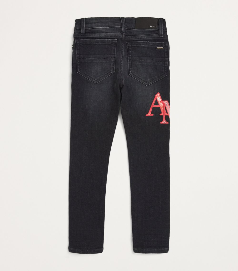 Staggered Logo Jeans (4-12 Years)