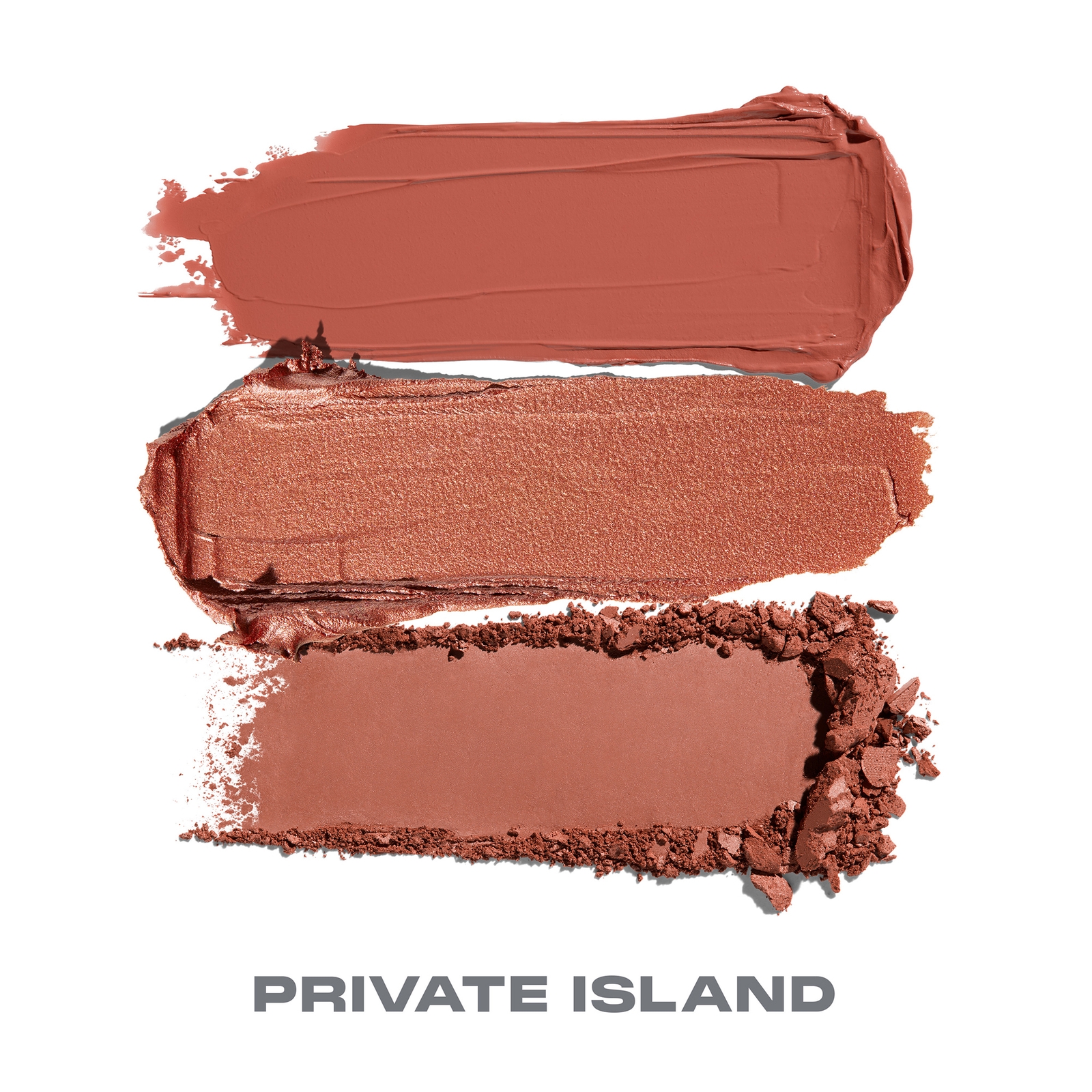 Morphe Cheek Thrills Multi-Finish Face Trio Various Shades - PRIVATE ISLAND
