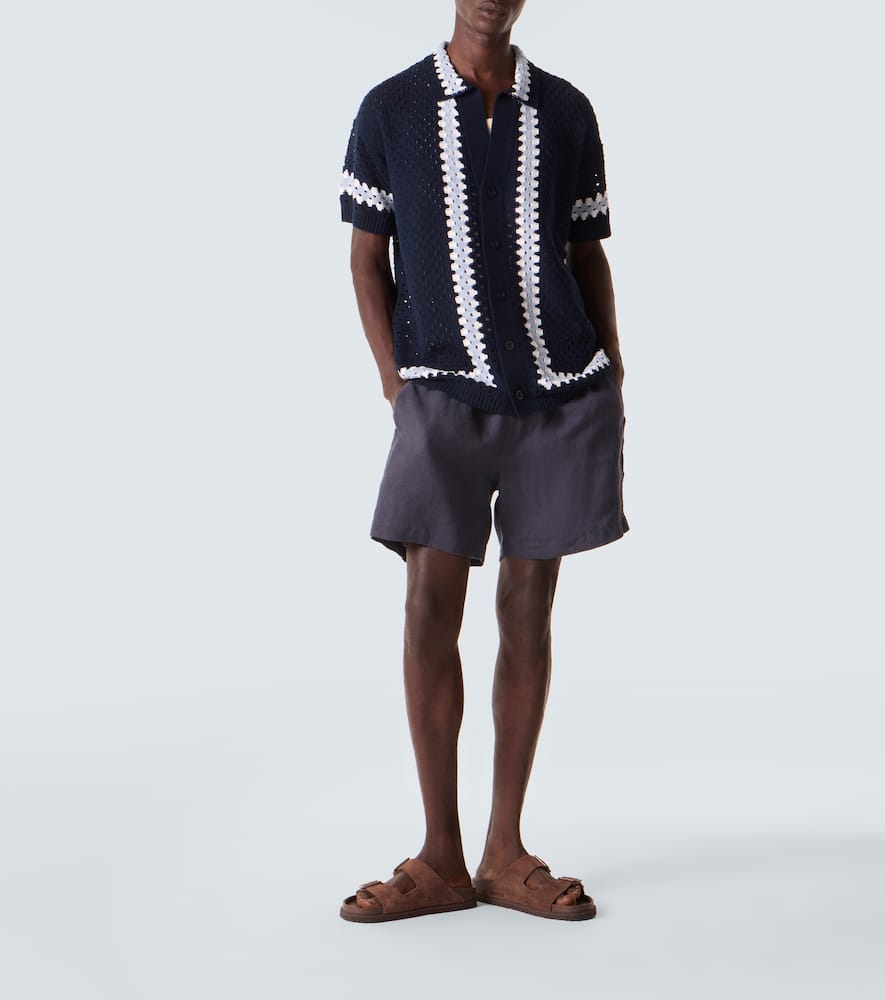 Pinto crochet cotton shirt
