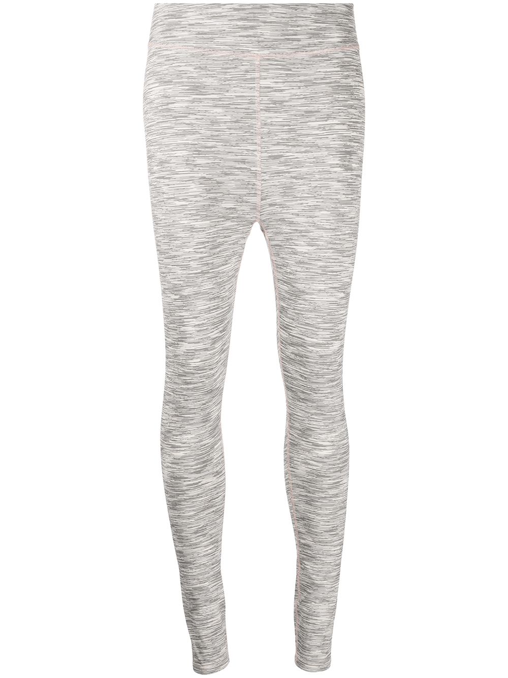 X BEYOND the RADAR woven mélange leggings - Grey