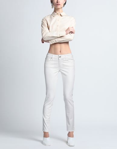 Woman Jeans White Size 25W