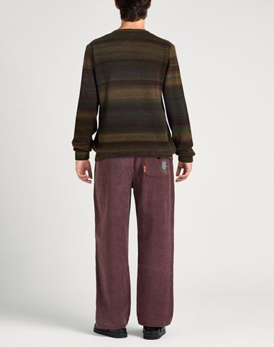 Man Sweater Chocolate brown Size L Wool, Acrylic, Alpaca wool