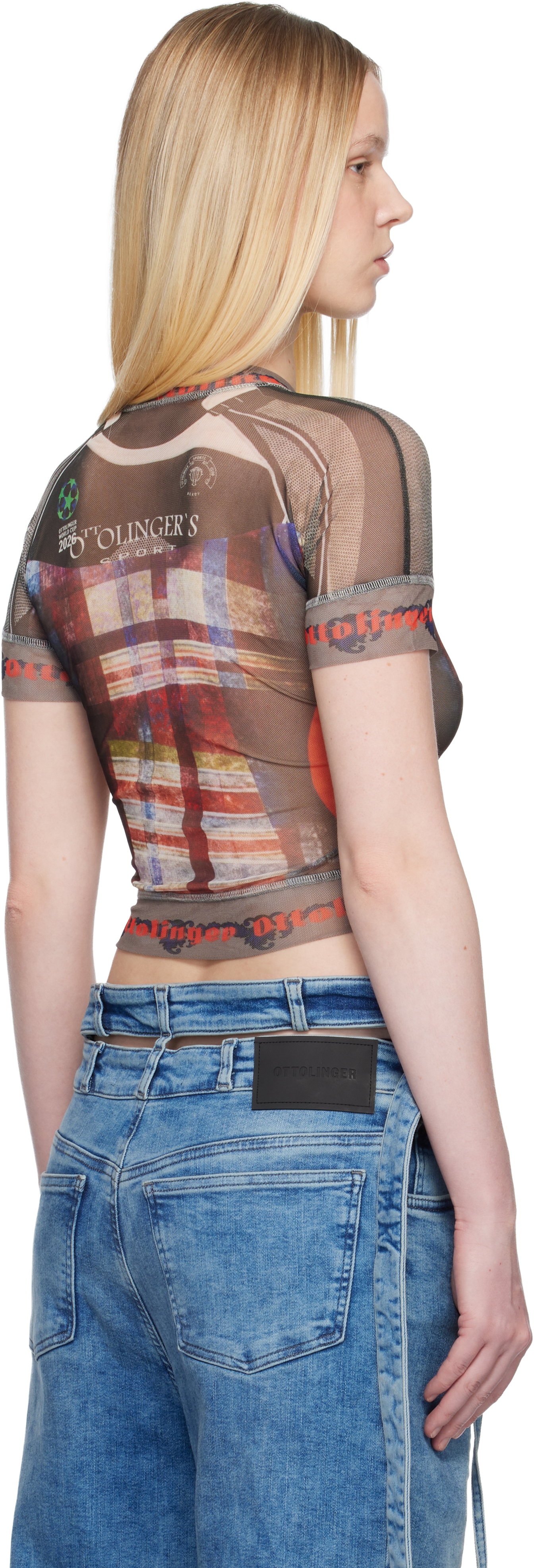 Multicolor Mesh T-shirt