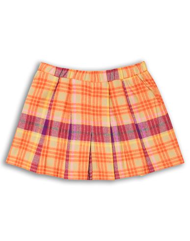 Kid Girl Shorts & Bermuda Shorts Orange Size 12 Cotton