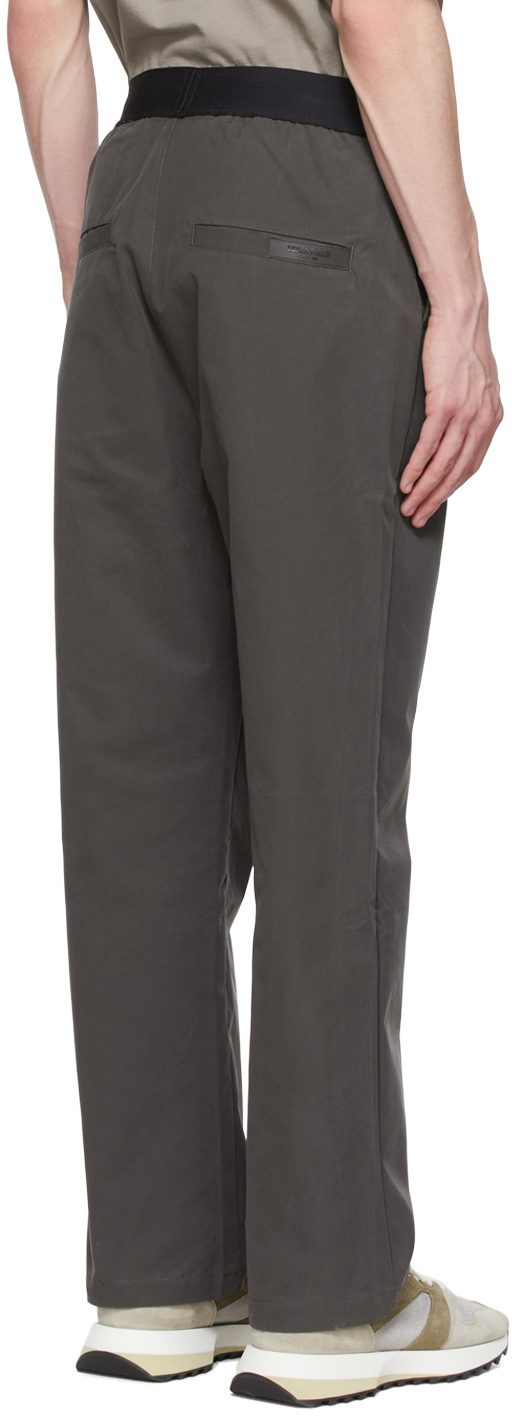 Black cotton slacks