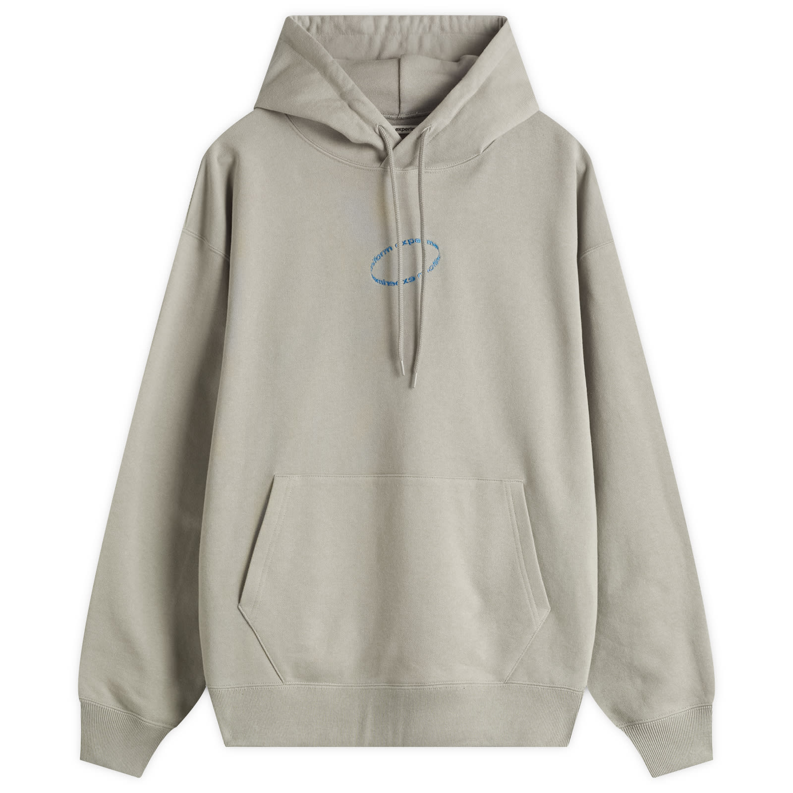 Uniform Experiment Men's Loop Logo Hoodie in Light Gray