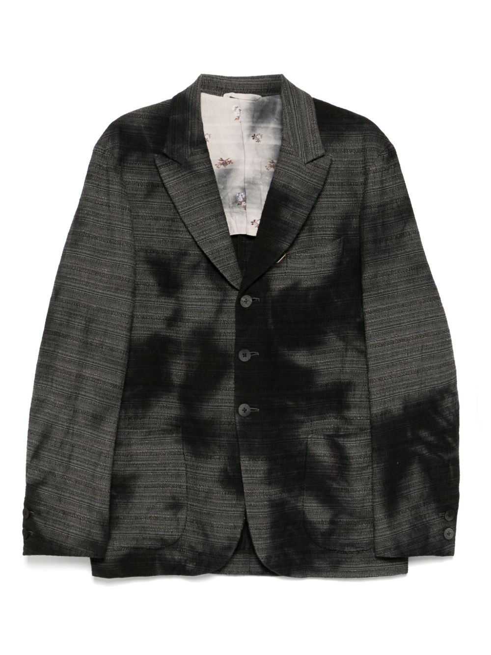 CALMLENCE peaked lapel sack blazer - Black