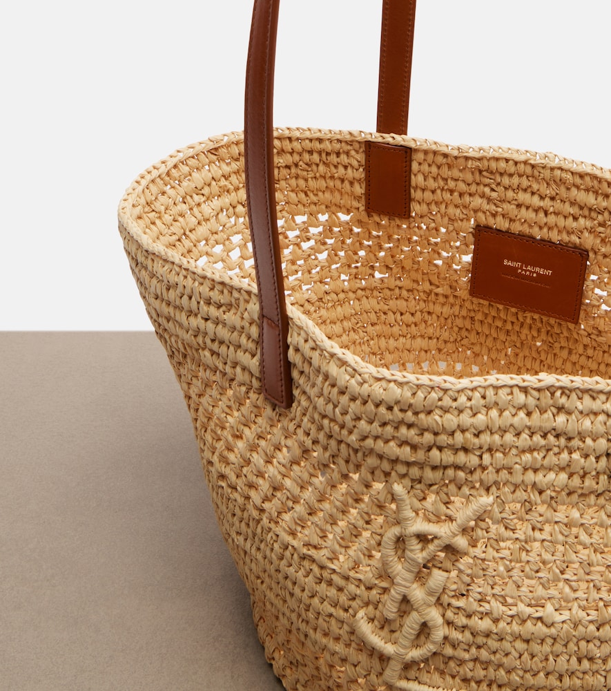 Panier Small raffia bucket bag