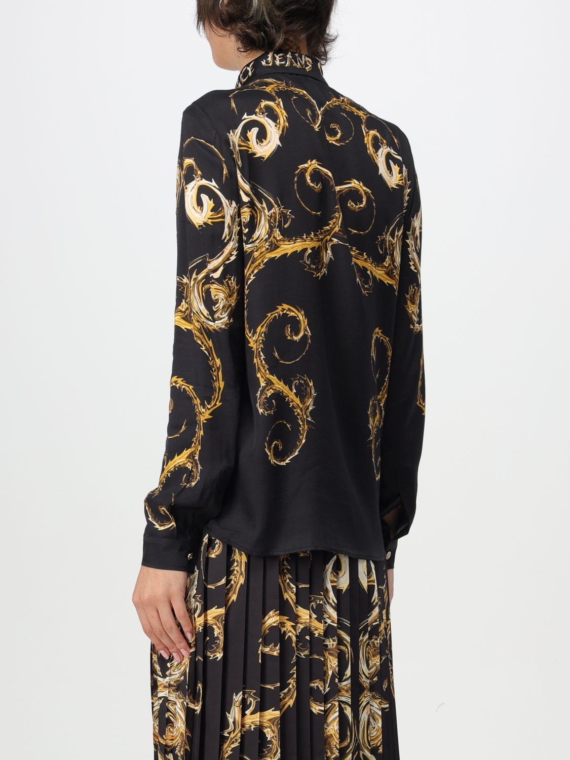 Baroccoflage-print shirt - Black