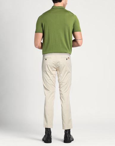 Man Pants Beige Size 30 Cotton, Elastane