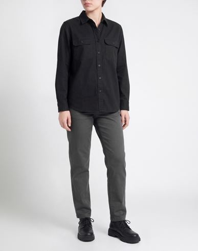 Woman Shirt Black Size 10 Polyester, Viscose