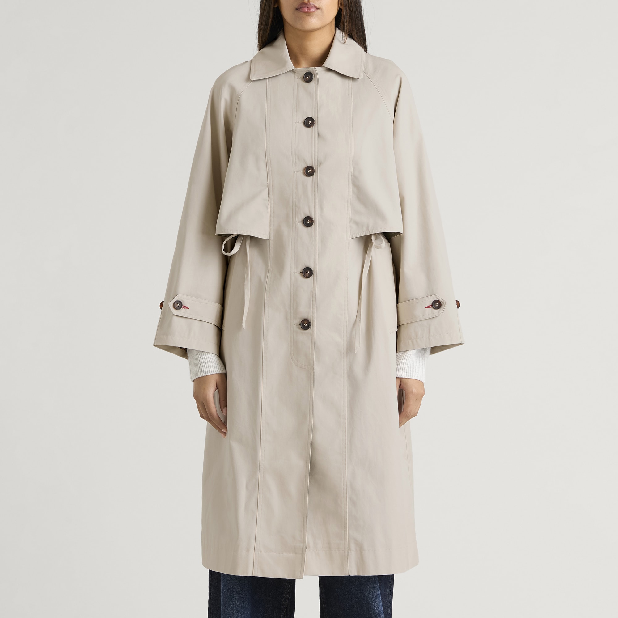 Women's Camille Trench Coat in Cream