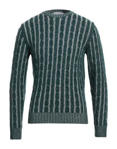 Man Sweater Green Size M Merino Wool