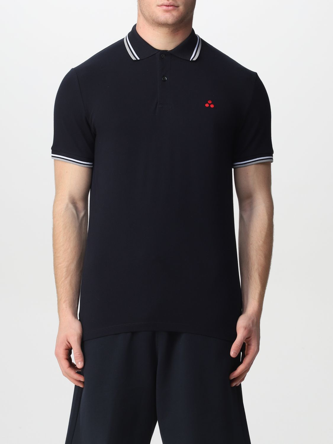 Polo Shirt Men colour Blue