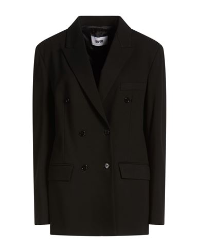 Woman Blazer Black Size 2 Viscose, Polyamide, Elastane