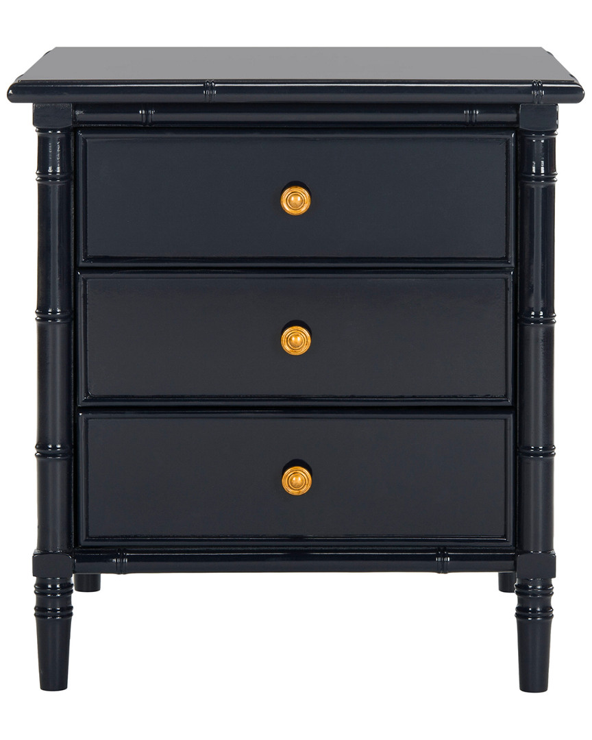 Mina Modern Coastal Bamboo Nightstand