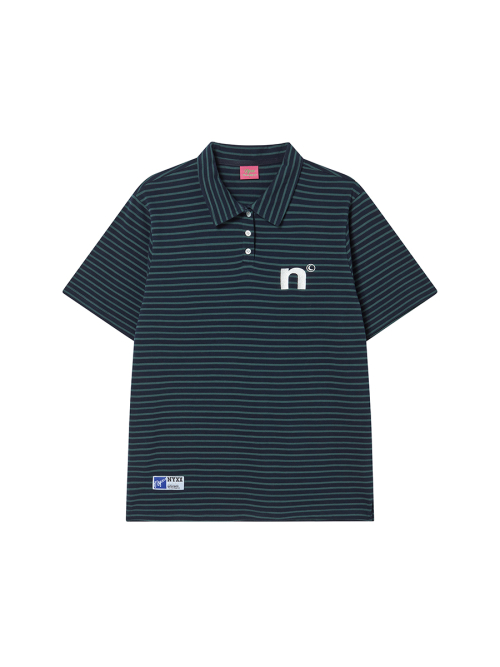 OVERSIZED WING POLO SHIRT GREEN