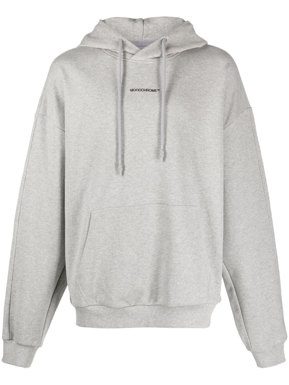 Logo-print hoodie - Grey