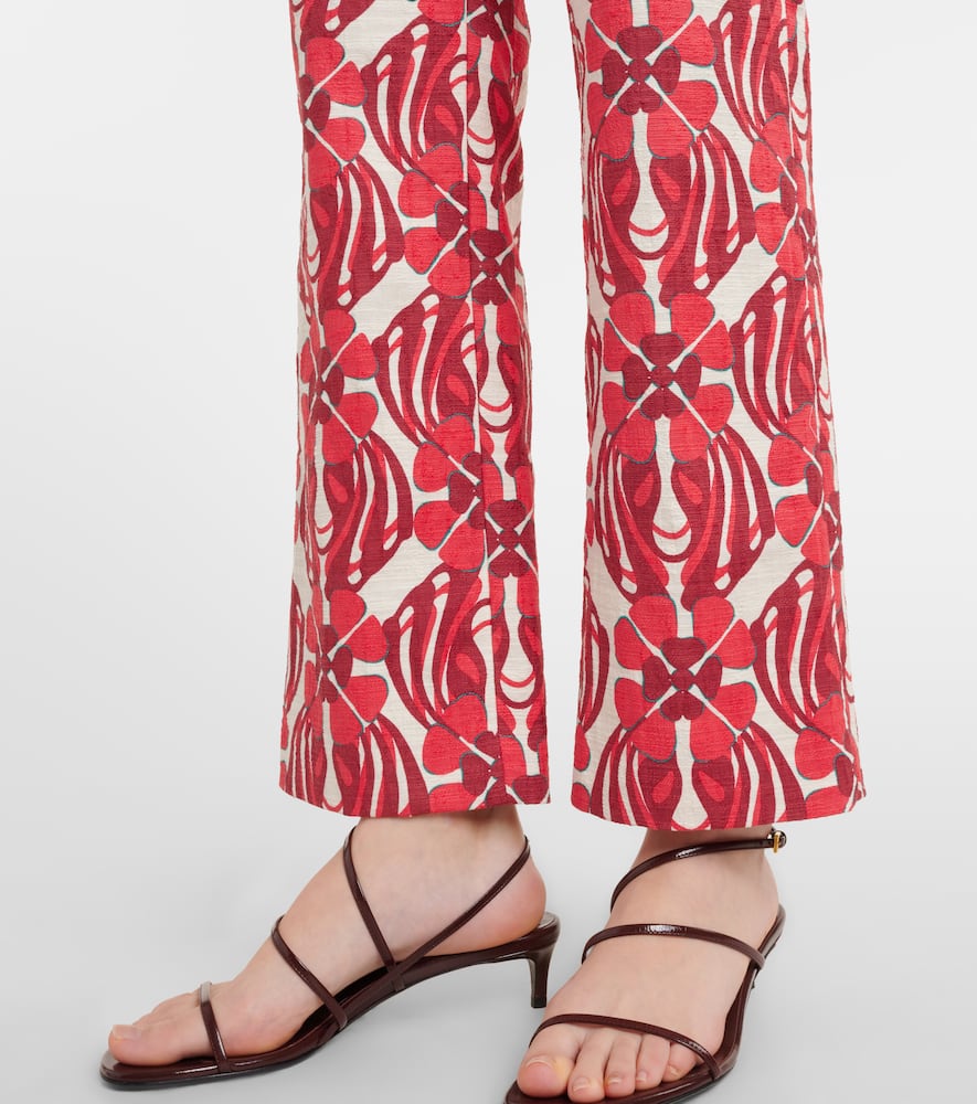 La DoubleJ 24/7 printed cotton straight pants