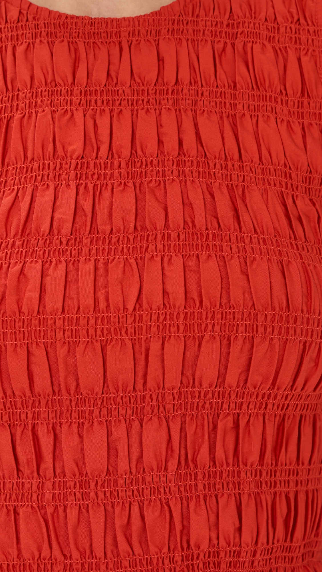 The Embroidered Melody Smocked Midi Dress Wild Poppy