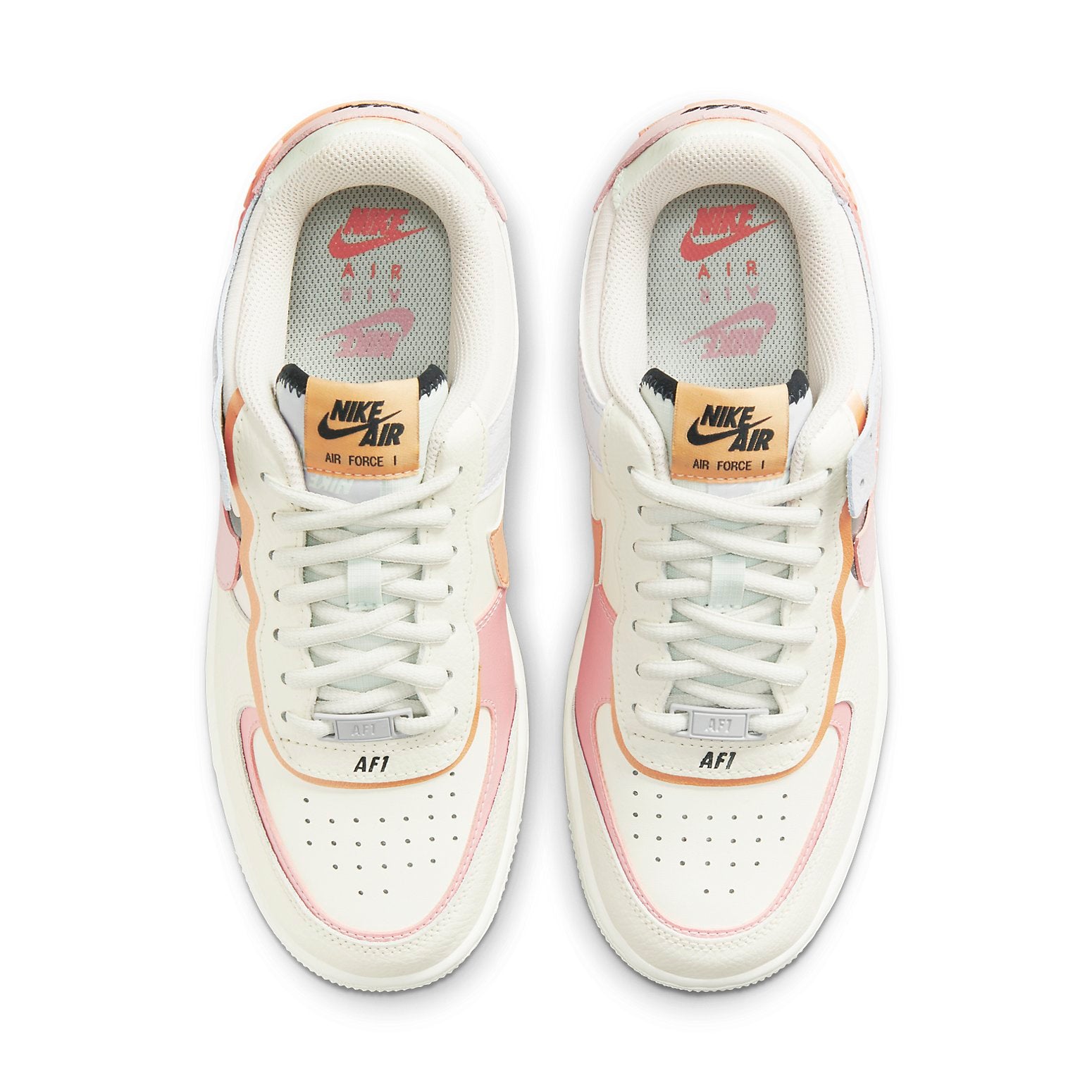 (WMNS) Air Force 1 Shadow 'Orange Chalk Pink Glaze'