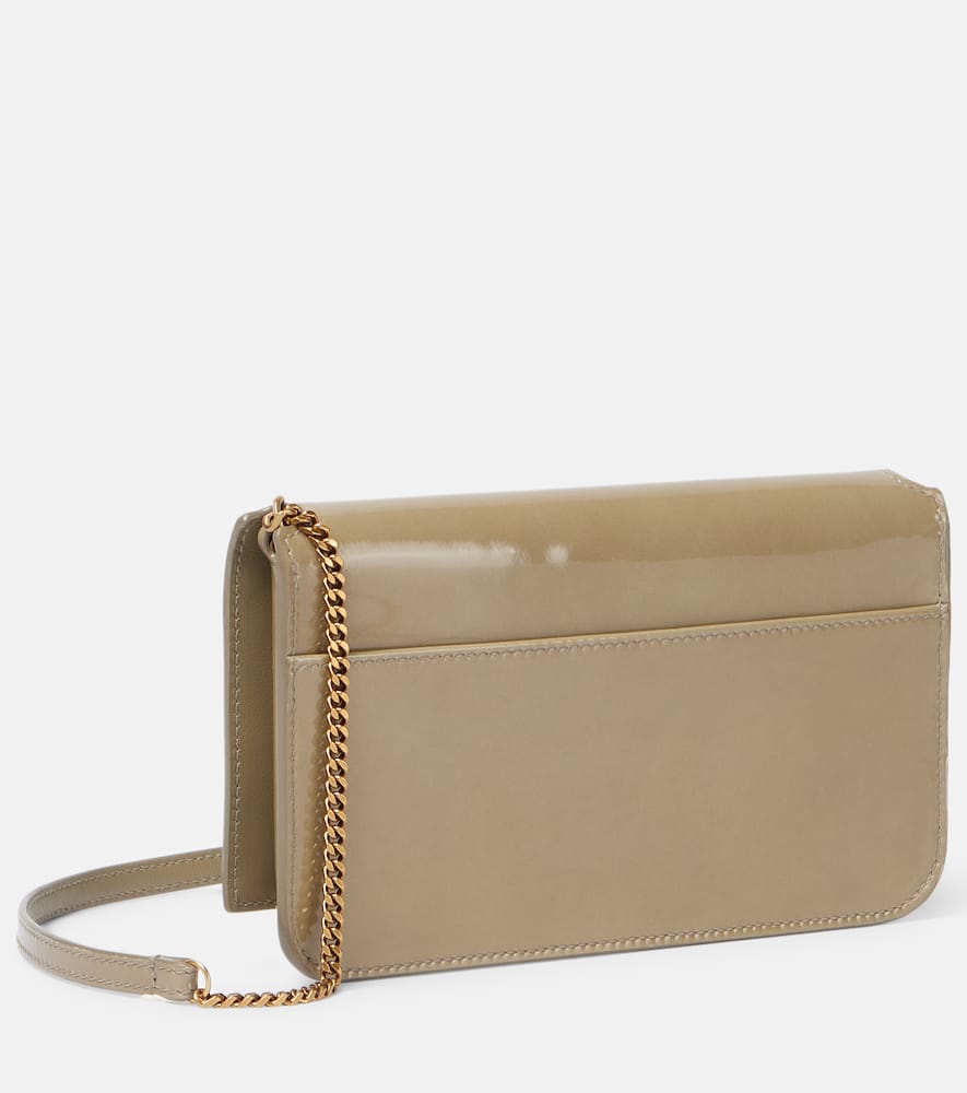 Cassandre leather wallet on chain