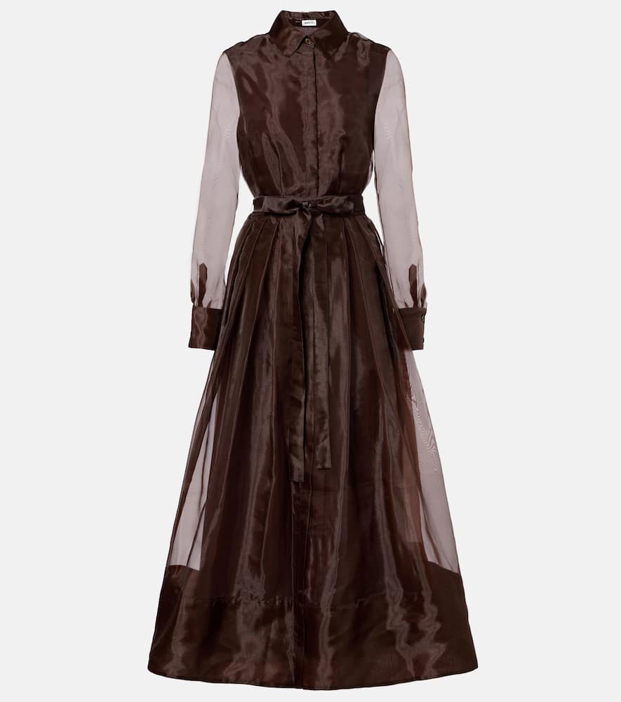 Montgomery organza shirt dress